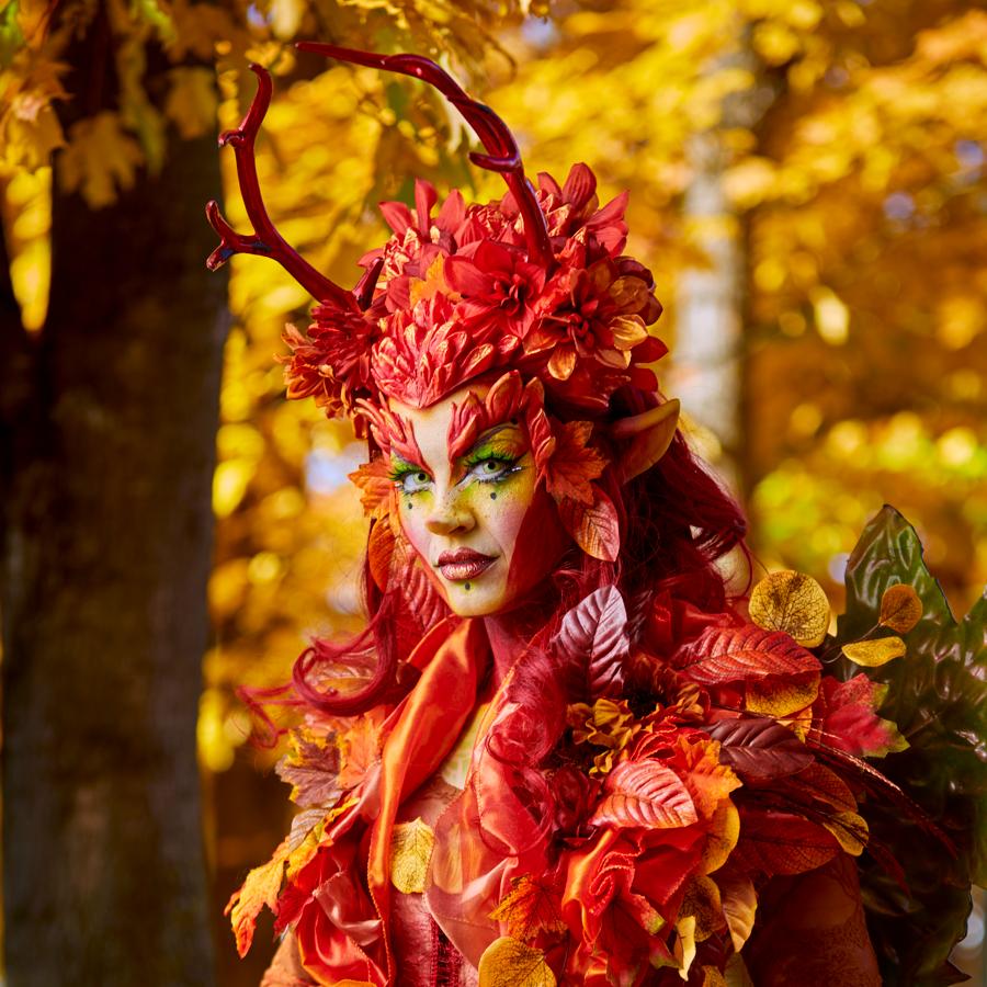 Orange Colored Contacts for Halloween & Cosplay PRIMAL ® Contact Lenses