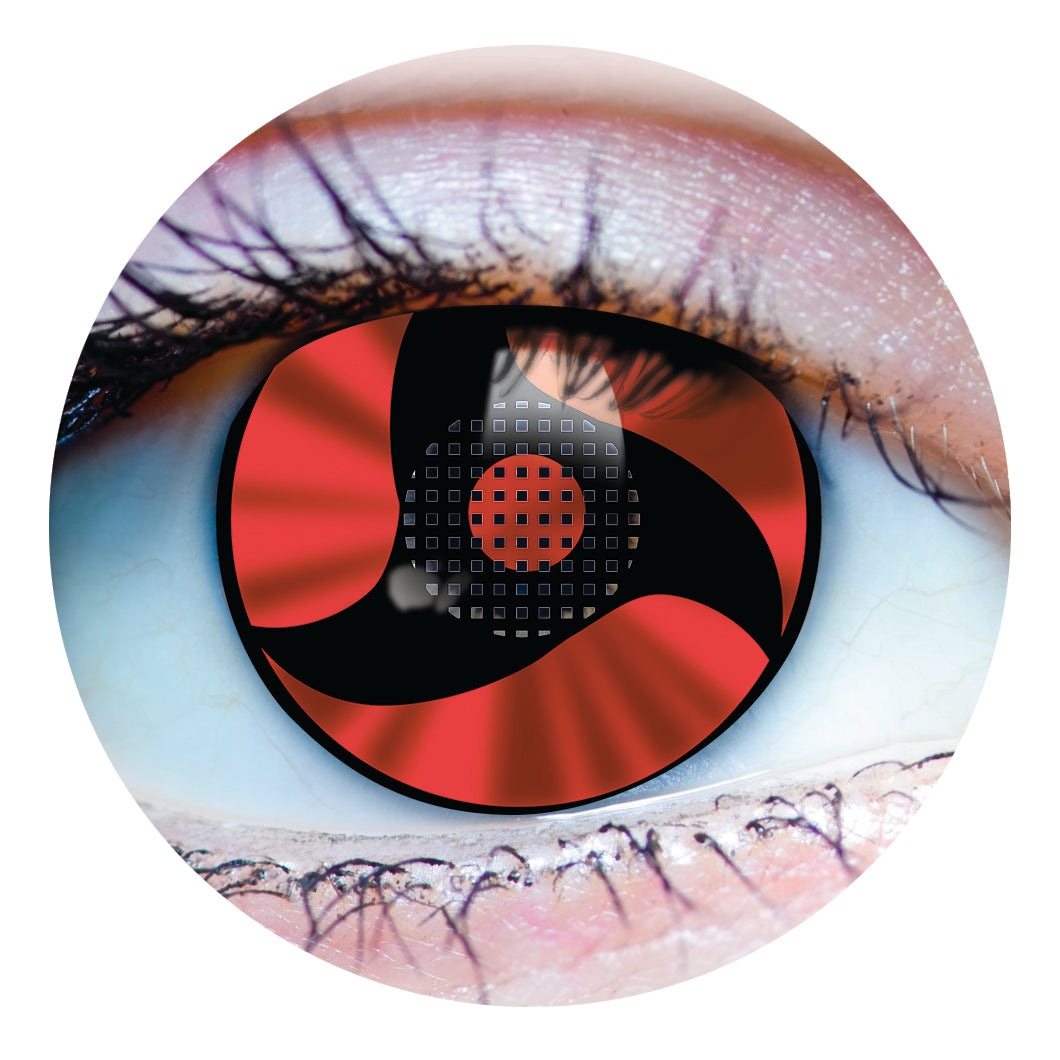 PRIMAL ® Itachi Uchiha Mangekyou Colored Contact Lenses