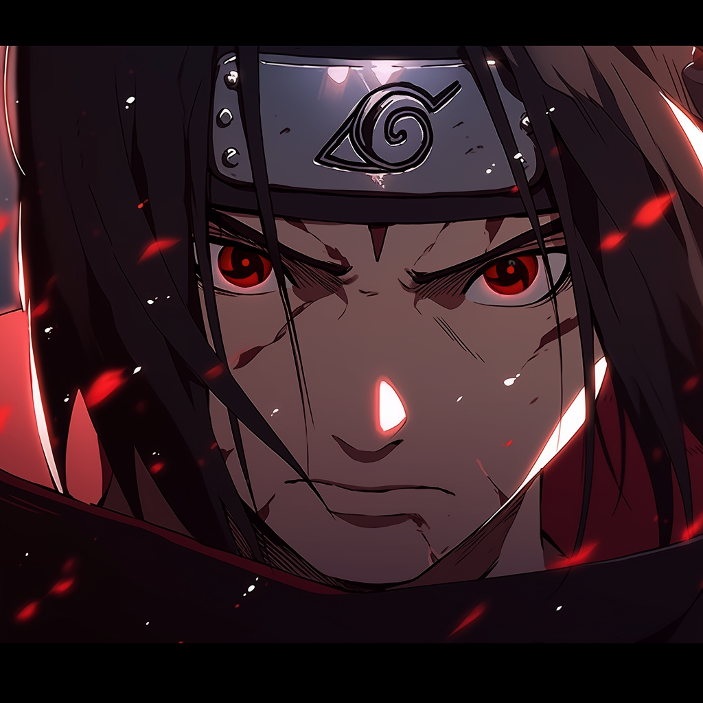 PRIMAL ® Itachi Uchicha Mangekyou Colored Contact Lenses