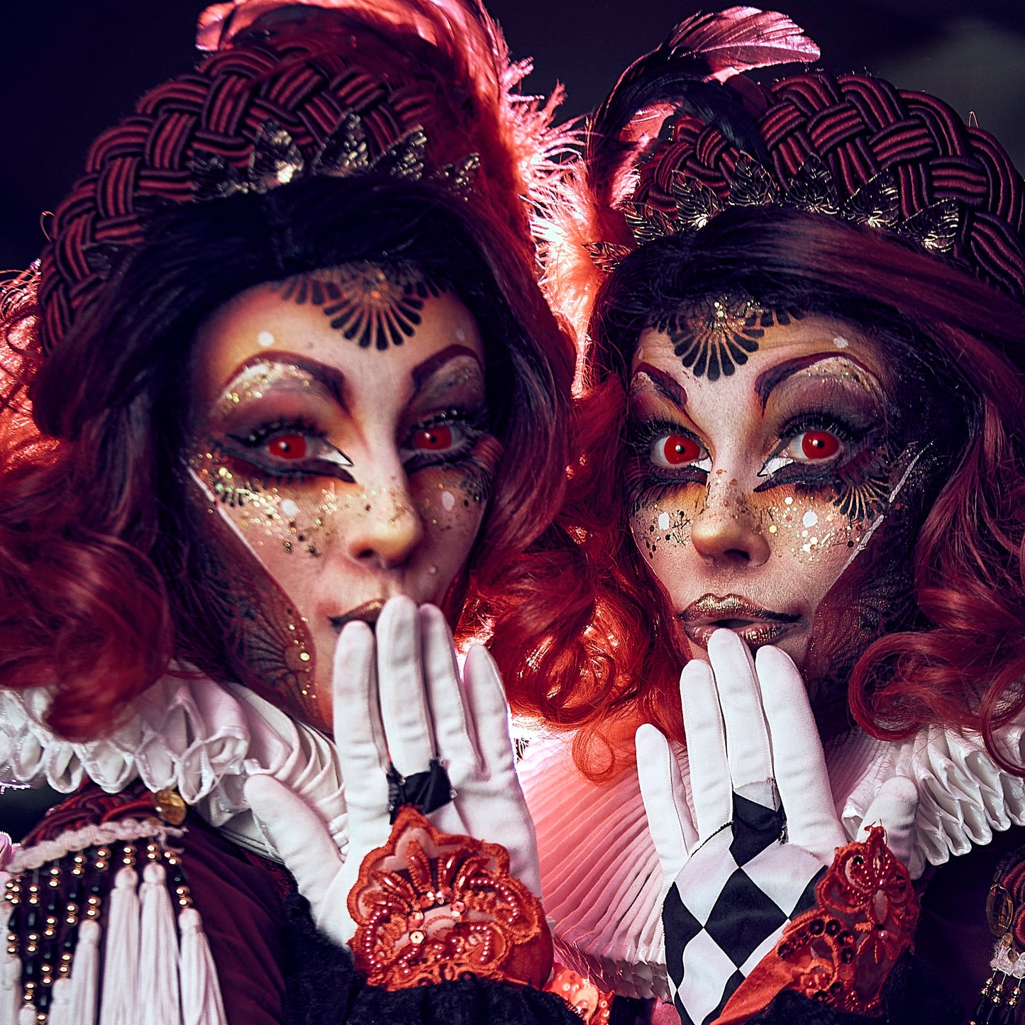 Red Sclera Contact Lenses