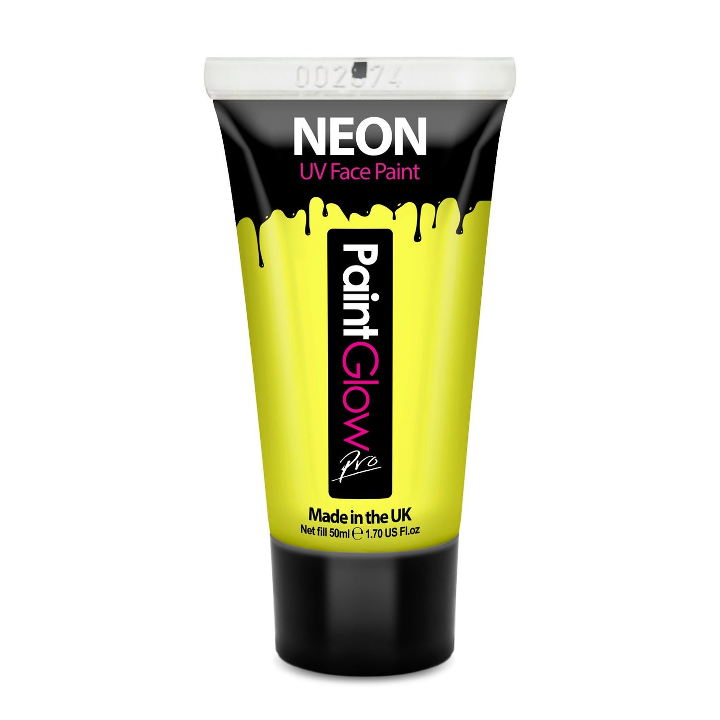 PaintGlow UV Face & Body Paint Yellow 50ml