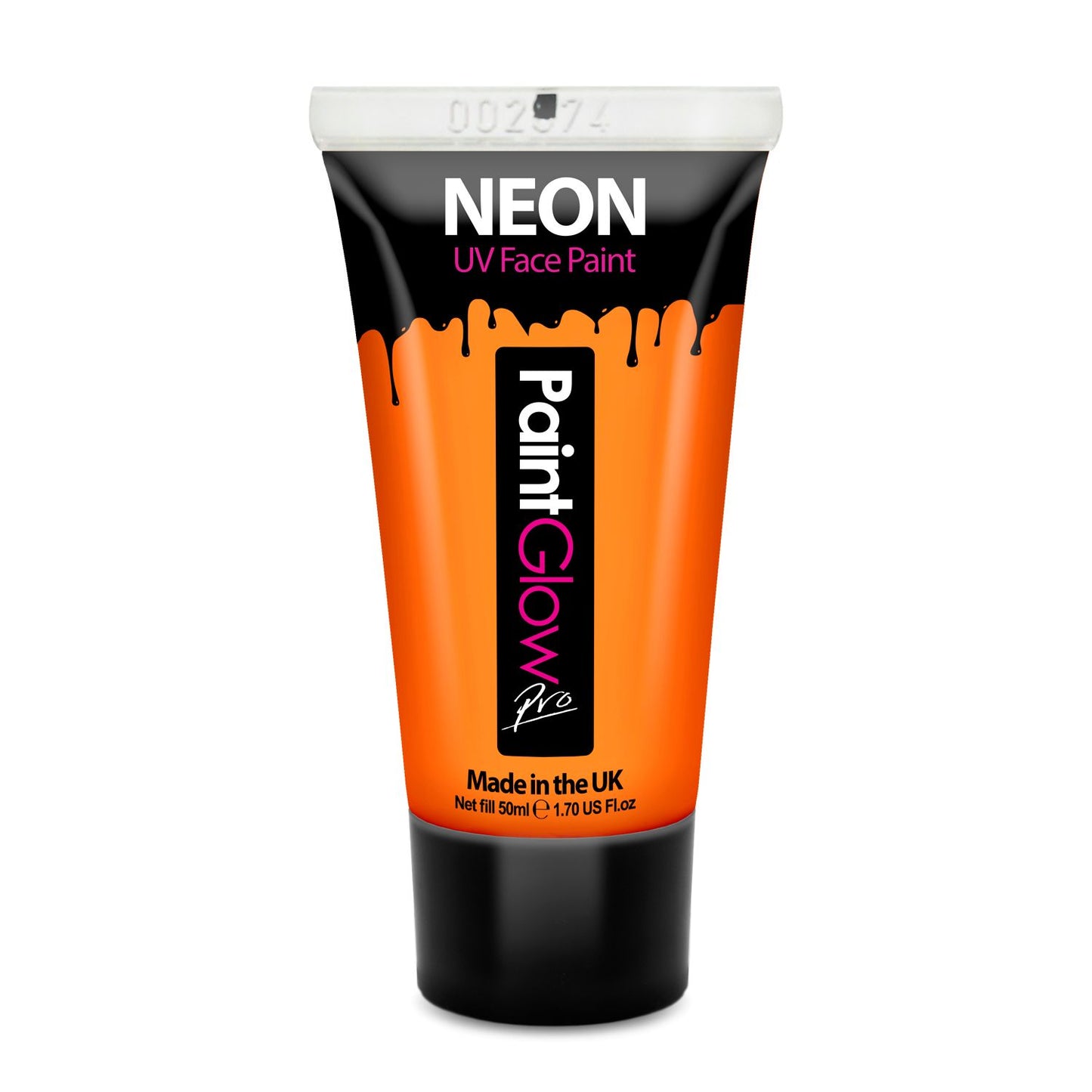PaintGlow UV Face & Body Paint Orange 50ml