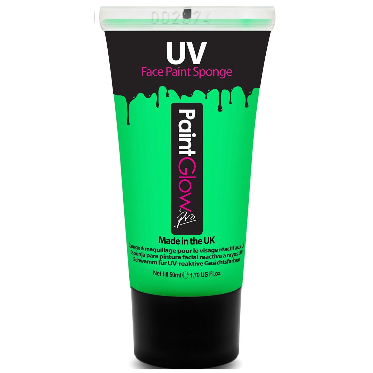 PaintGlow UV Face & Body Paint Green 50ml