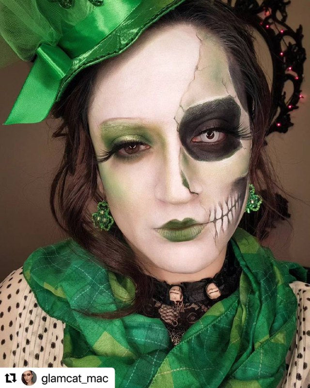 Zombie Contact Lenses Makeup Influencer Instagram