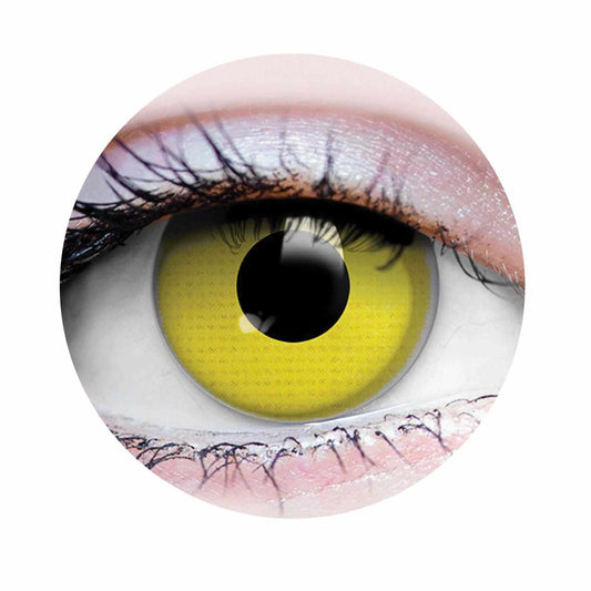 Raven Yellow Contact Lenses