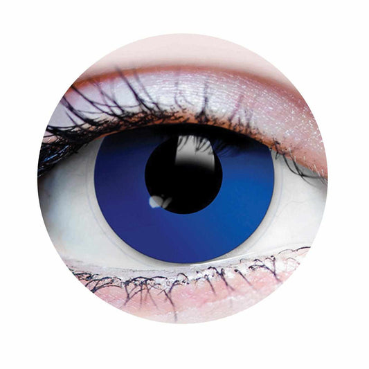 Blue Colored contact lenses, Halloween Cosplay, color contacts, krazy lens, fancy lens, circle lens.