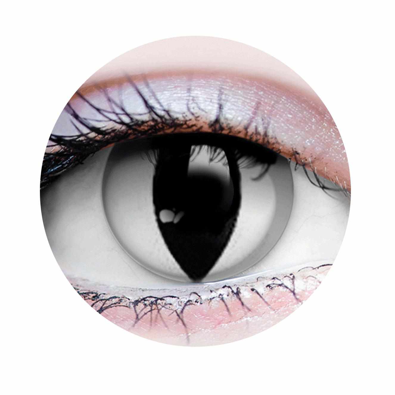 White colored contact lenses, coloured contact lenses, color contacts, circle lens.