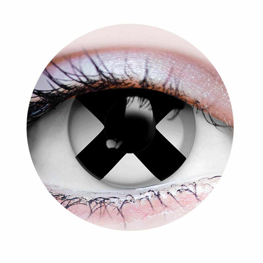Black Cross Contact Lenses
