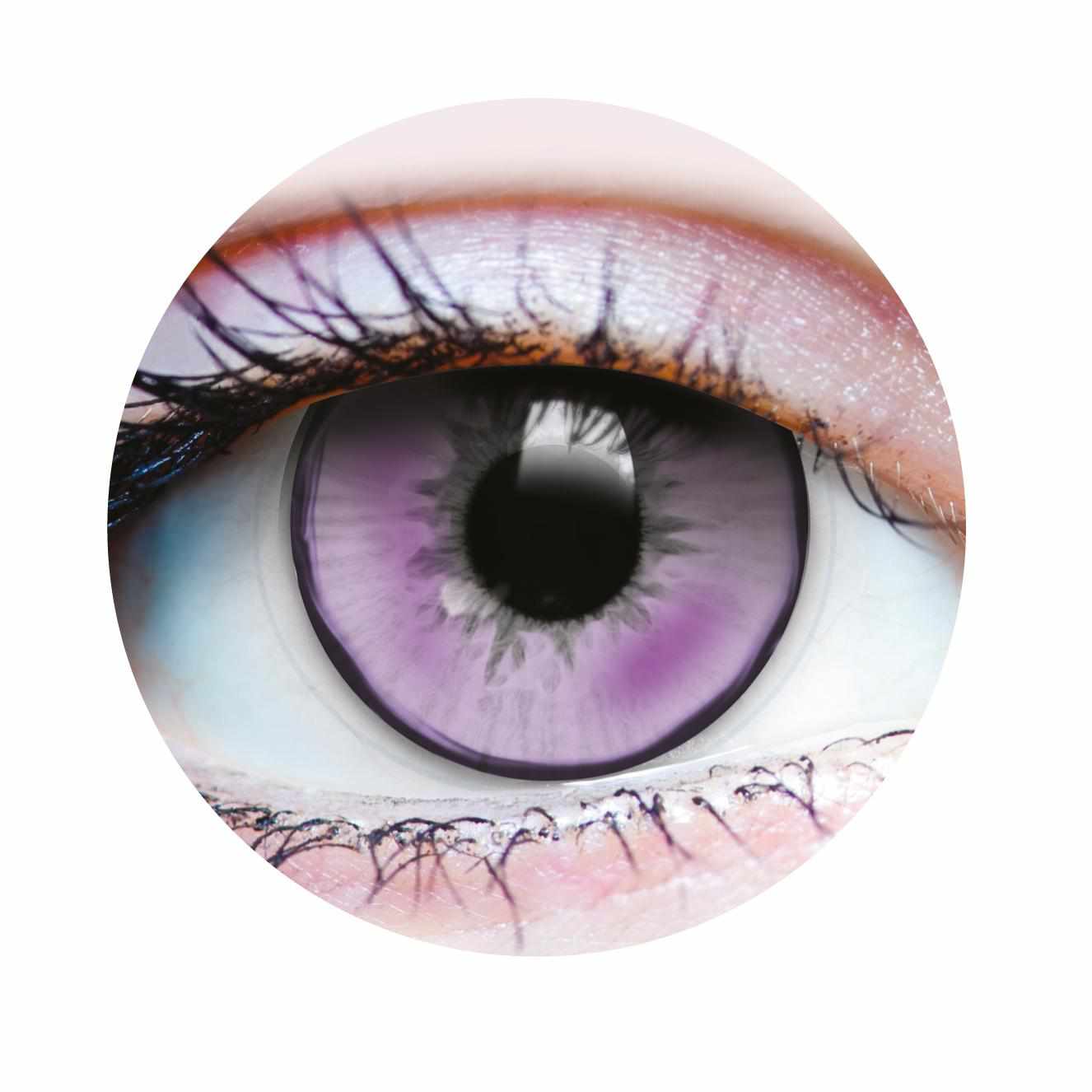 Purple Colored contact lenses, Halloween Cosplay, color contacts, krazy lens, fancy lens, circle lens.