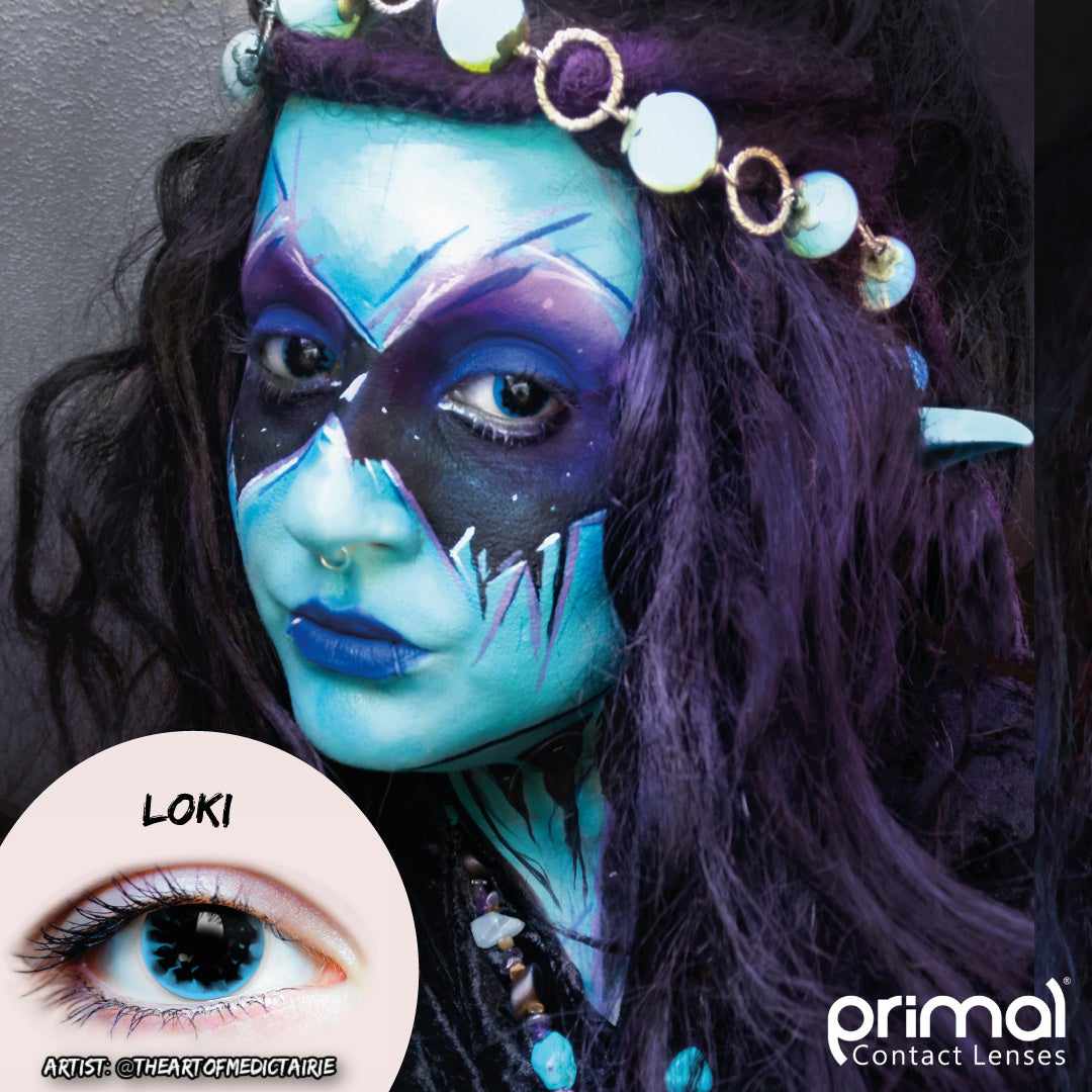 Marvel Loki Contact Lenses Model Portraitv2