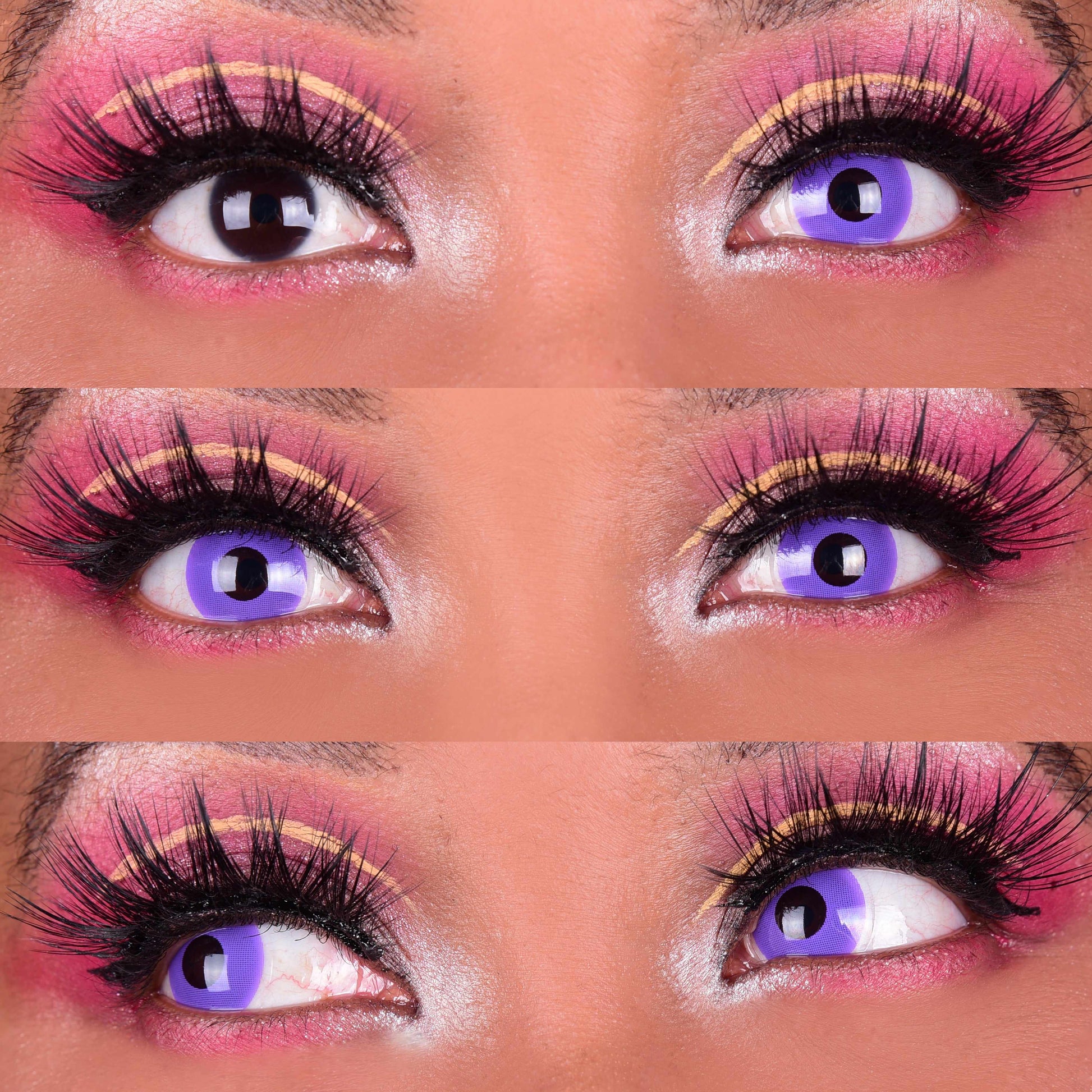 Phantom Purple Colored Contacts 3eyes Mockup