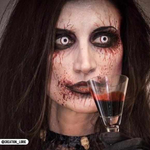 Hellraiser II Contact Lenses Makeup Artistv2