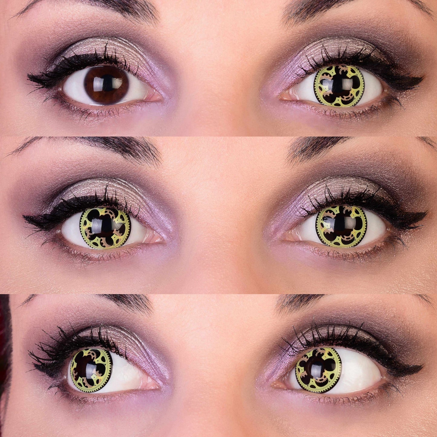 PRIMAL® Steampunk - Gold Cosplay Colored contact lenses