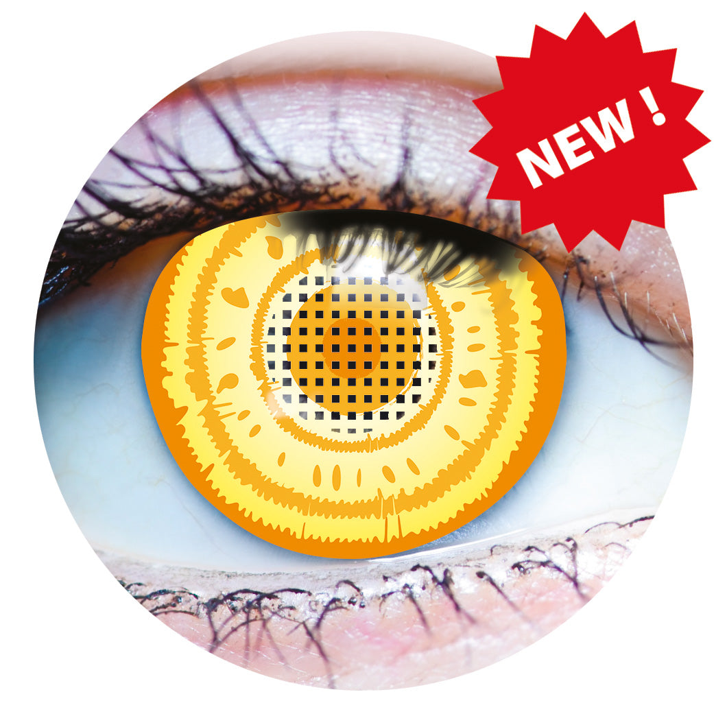 PRIMAL ® Makima Orange & Yellow Cosplay Contact Lenses