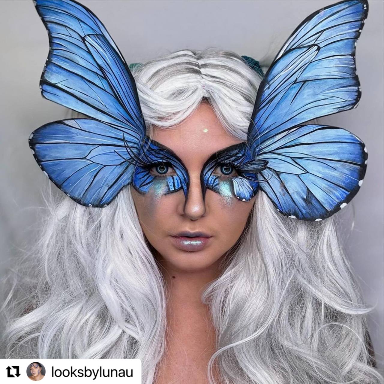 Chucky Blue Contact Lenses Model Portrait