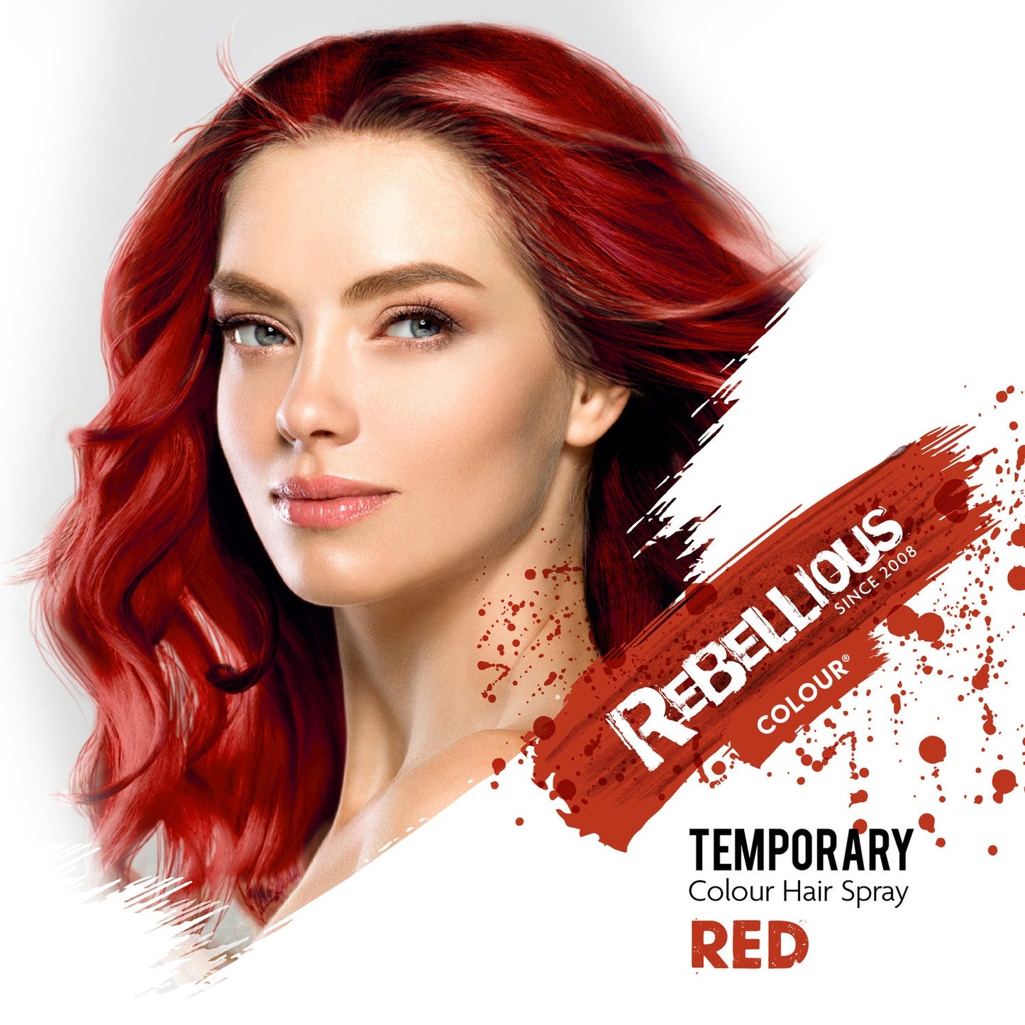 Rebellious Red Color Washable Hair Spray 125ml