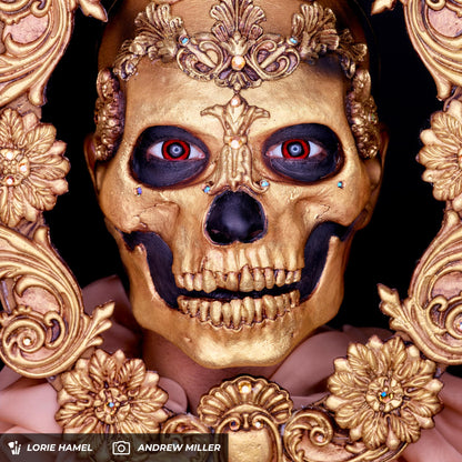 Red Reptilian Contact Lenses HD Makeup Artist