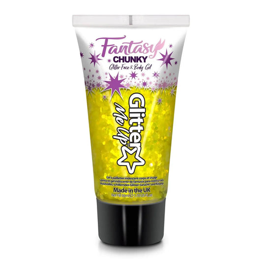 Glitter Me Up Iridescent Chunky Glitter Gel Golden Griffin 50ml