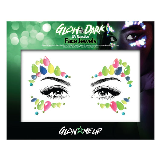 PaintGlow Face Jewels Glow In The Dark 2