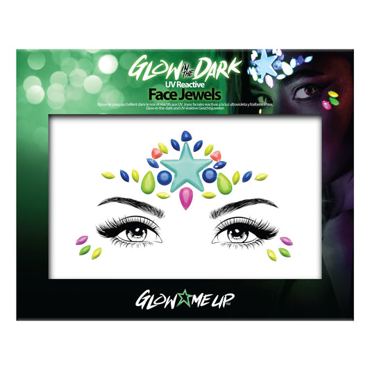 PaintGlow Face Jewels Glow In The Dark 1