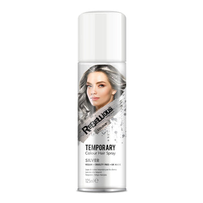 Rebellious SIlver Color Washable Hair Spray 125ml