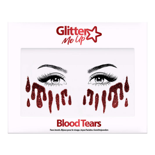 Fright Fest Tattoo Stickers Blood Glitter Tears