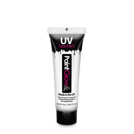 PaintGlow UV Face & Body Paint  White 12ml