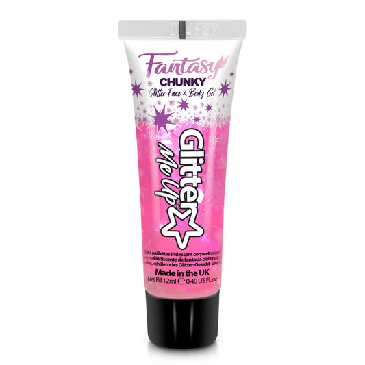 Glitter Me Up Iridescent Chunky Glitter Gel Flamingo Fiesta 12ml