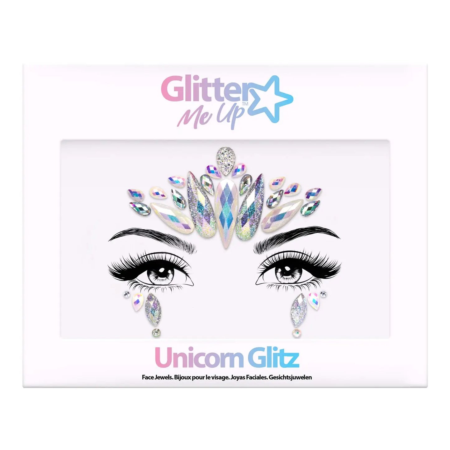Glitter Me Up Face Jewels Unicorn Glitz
