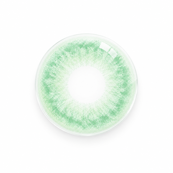 Mint green lens