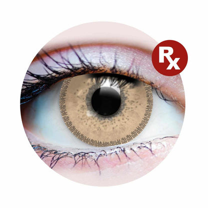 Brown White colored contact lenses, coloured contact lenses, color contacts, circle lens.