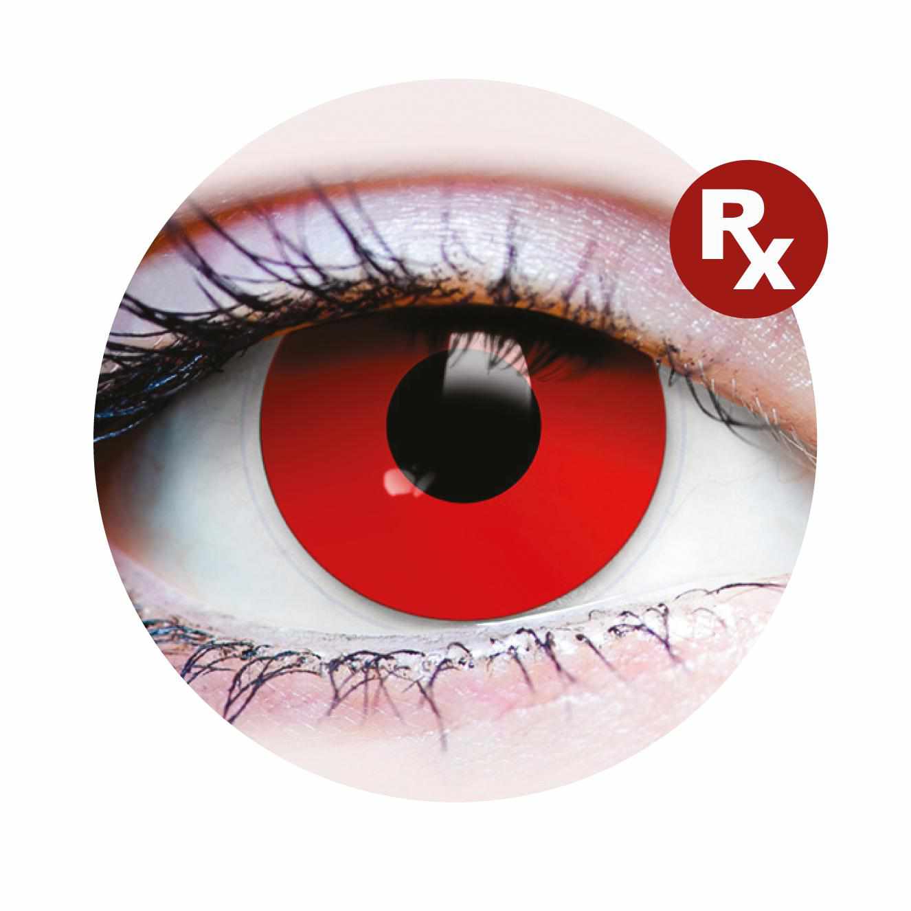 Hydrogel Terpolymer UV Glow Red Contact Lens at best price in Chennai | ID:  12609285491