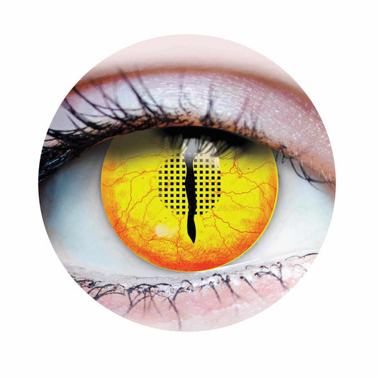 Yellow Jurassic Contact Lenses