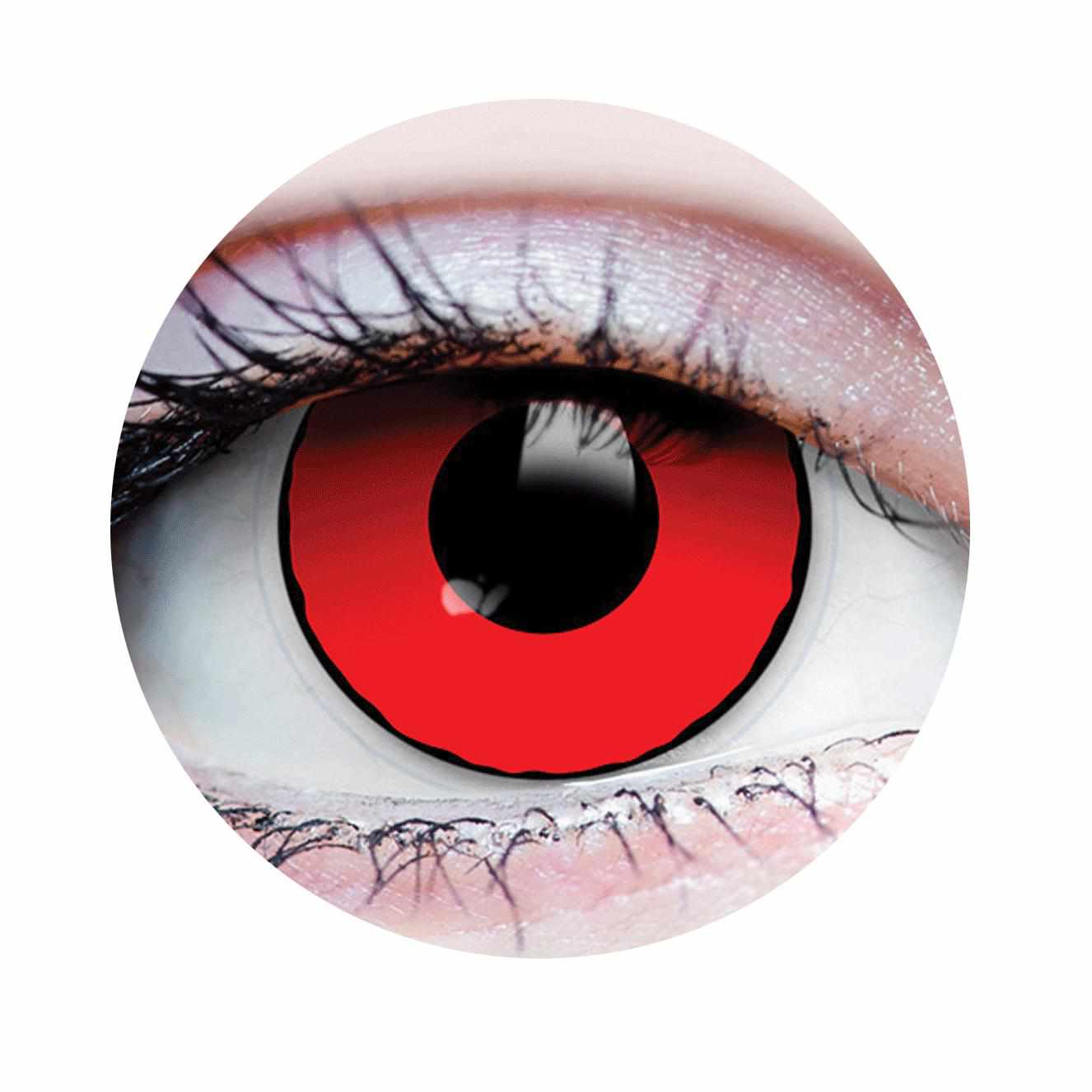 Red Blood Colored Contacts