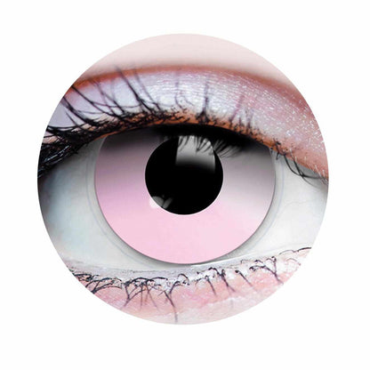 Pink Colored contact lenses, Halloween Cosplay, color contacts, krazy lens, fancy lens, circle lens.