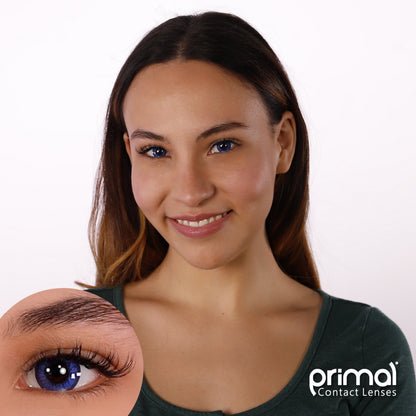 PRIMAL ® Moonlight Azure - Blue Colored contact Lenses