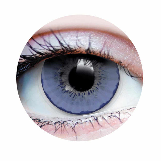 Blue colored contact lenses, coloured contact lenses, color contacts, circle lens.