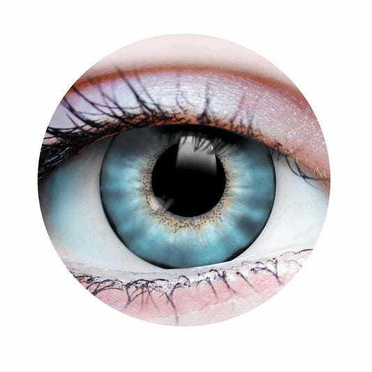 Blue colored contact lenses, coloured contact lenses, color contacts, circle lens.