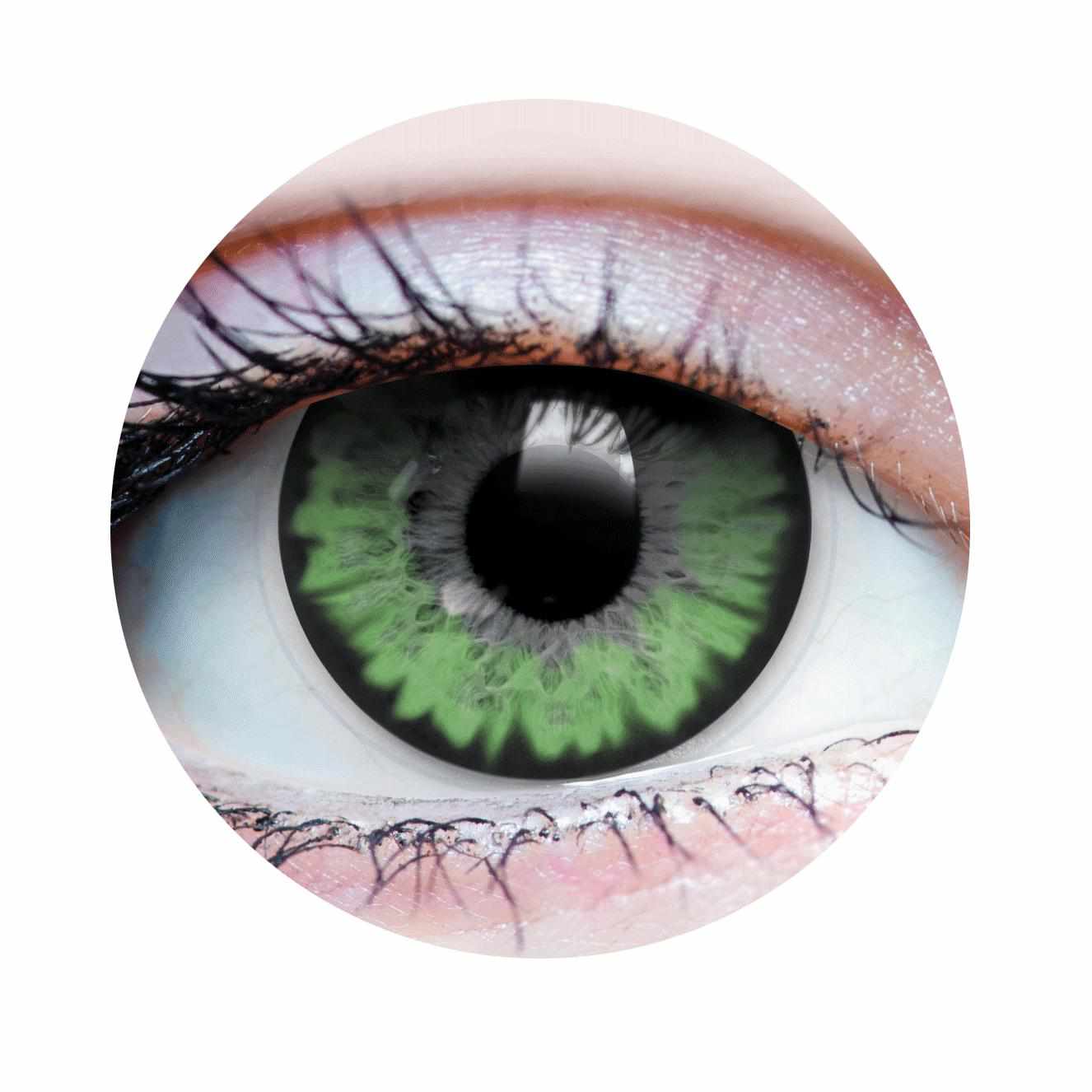 PRIMAL®  Celestial Jade (green) Coloured Contact Lenses, Colored Contact Lenses, circle lens, color contacts