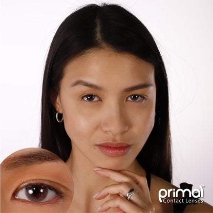 PRIMAL® Pure Ash - Grey Colored Contact Lenses