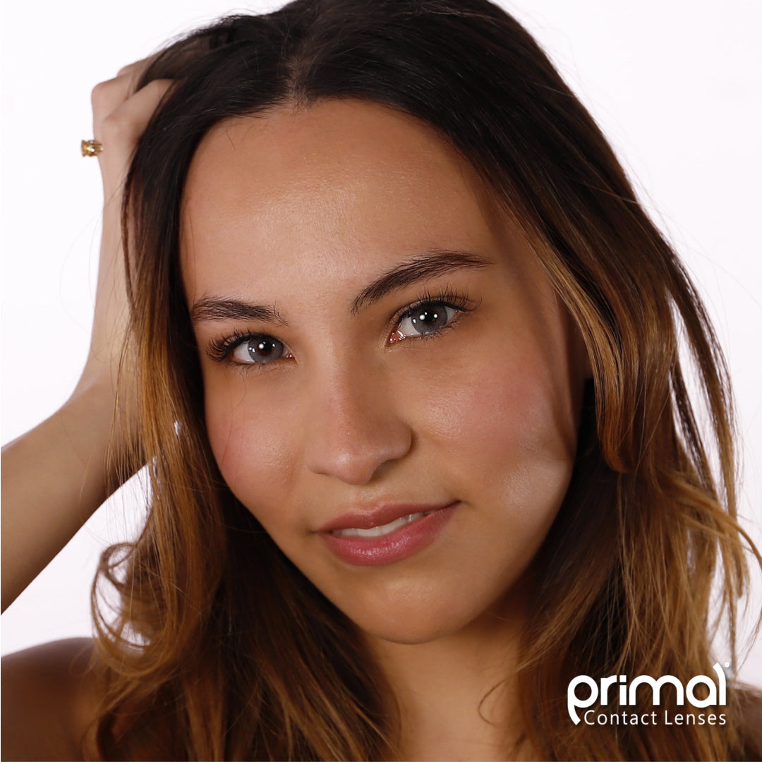 PRIMAL® Charm Pearl Ash - Grey Colored Contact Lenses