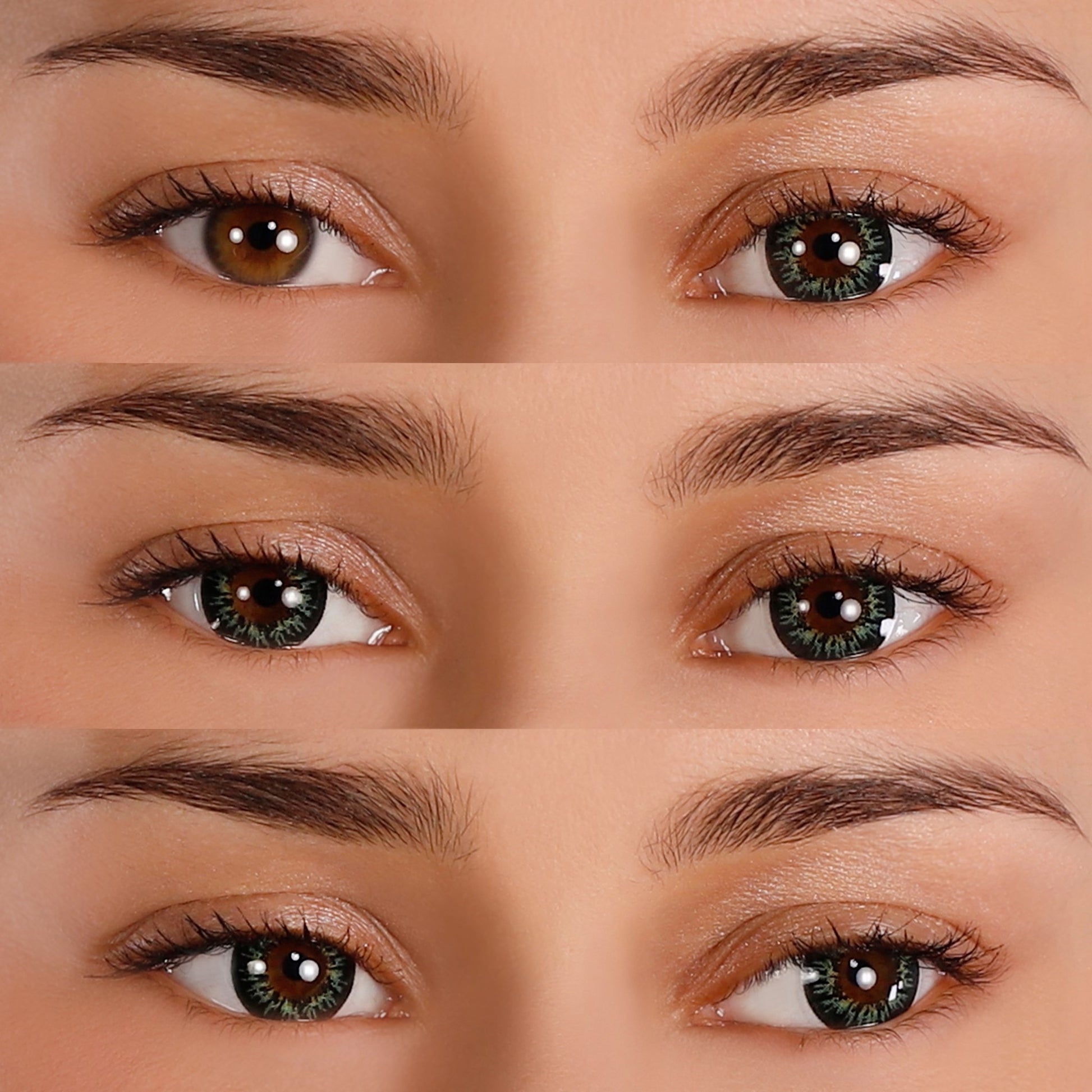Mesmerize Emerald Natural Contacts 3eyes Mockup