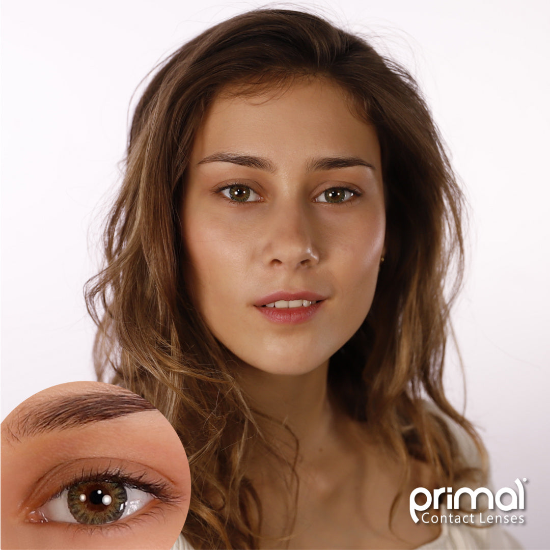 PRIMAL® Delightful Jade - Green Colored Contacts