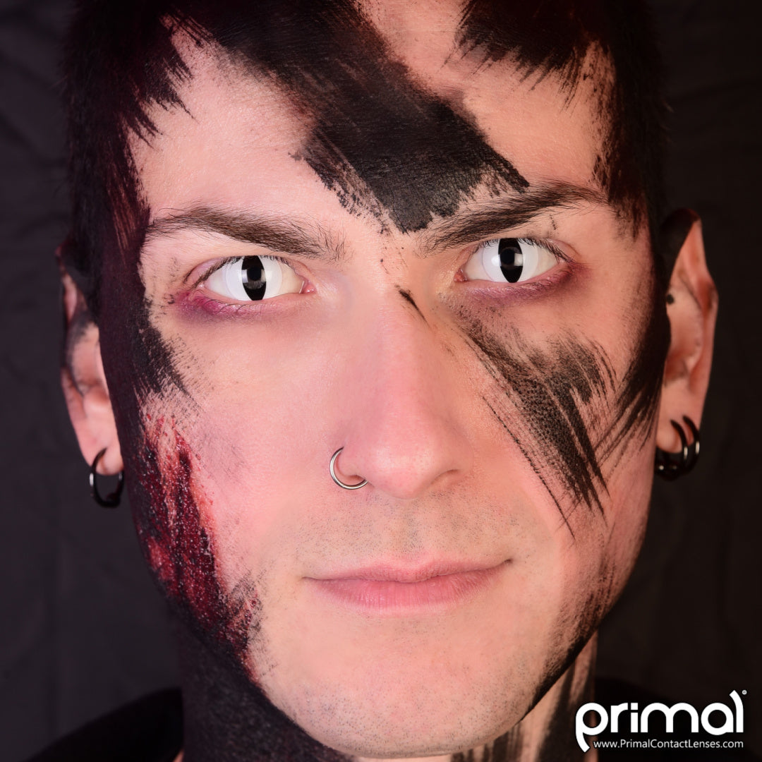 PRIMAL ® Venom - White Colored Contact Lenses