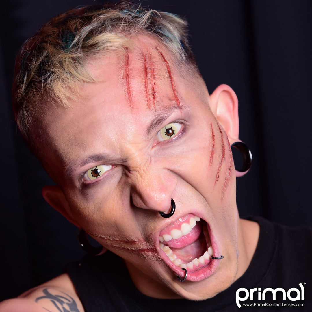 Contagion Contact Lenses Mockup Model Portrait