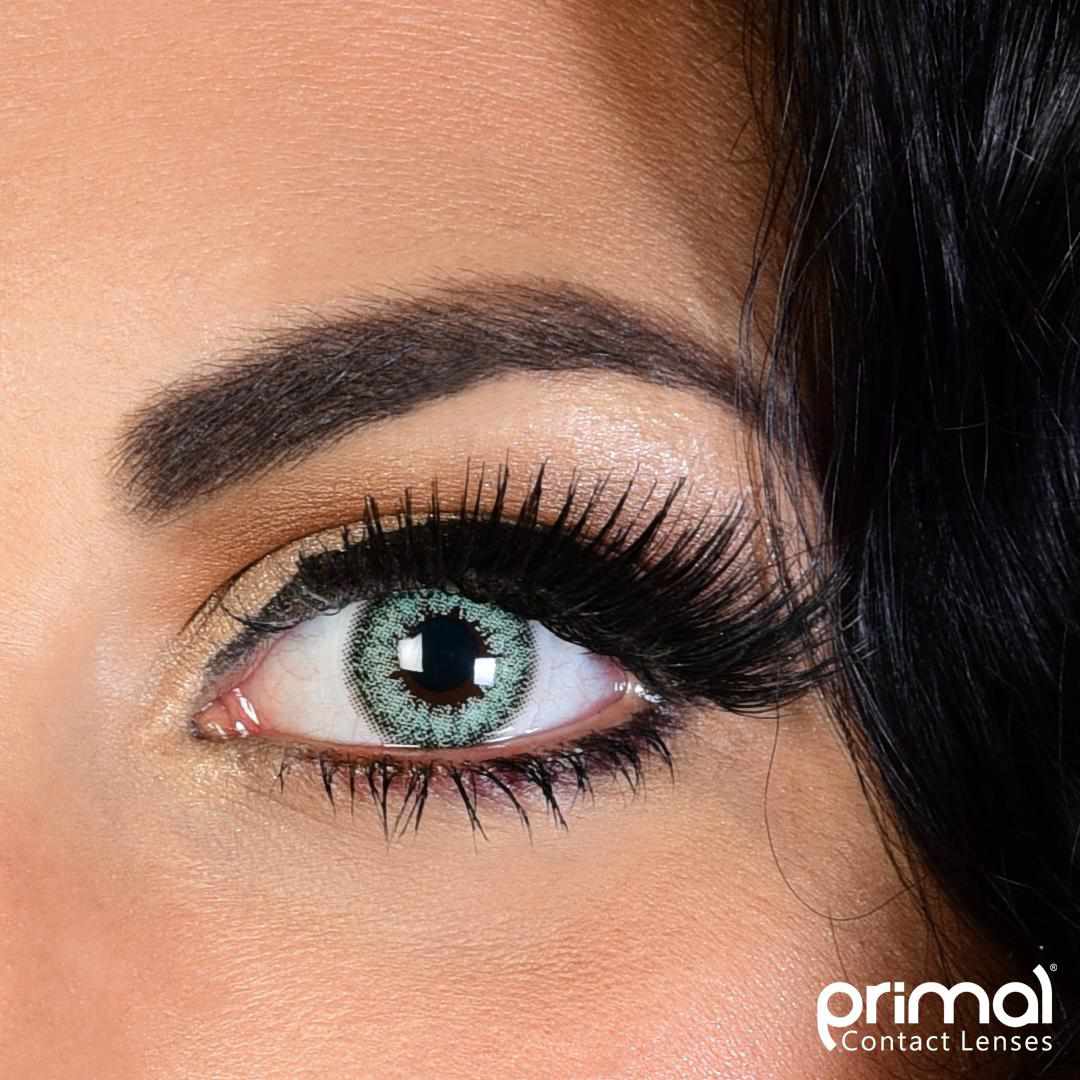 Celestial Jade Natural Colored Contacts eyes Closeup