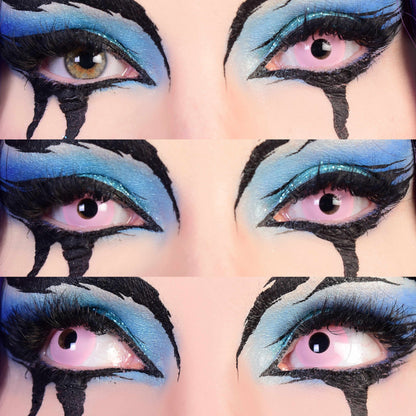 Pink Cotton Candy Contact Lenses  3eyes Mockup