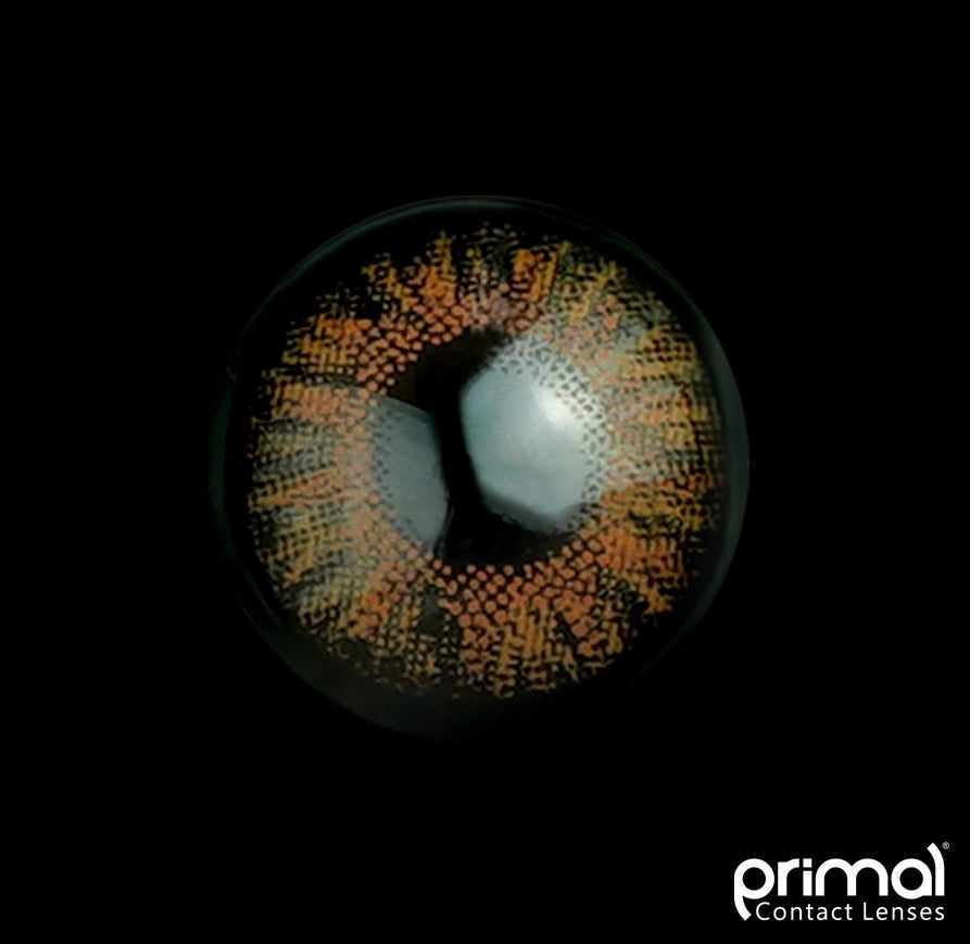 Delightful Honey Contact Lens Product Dark
