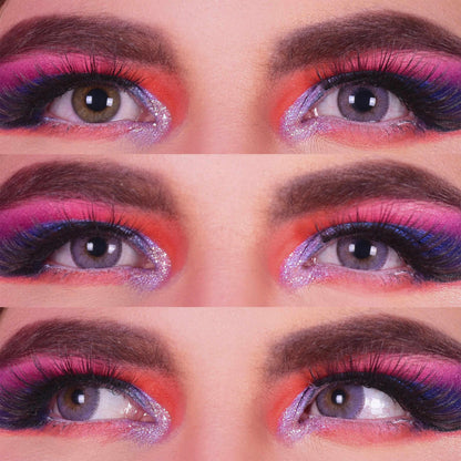 Purple colored contact lenses, coloured contact lenses, circle lens, color contacts