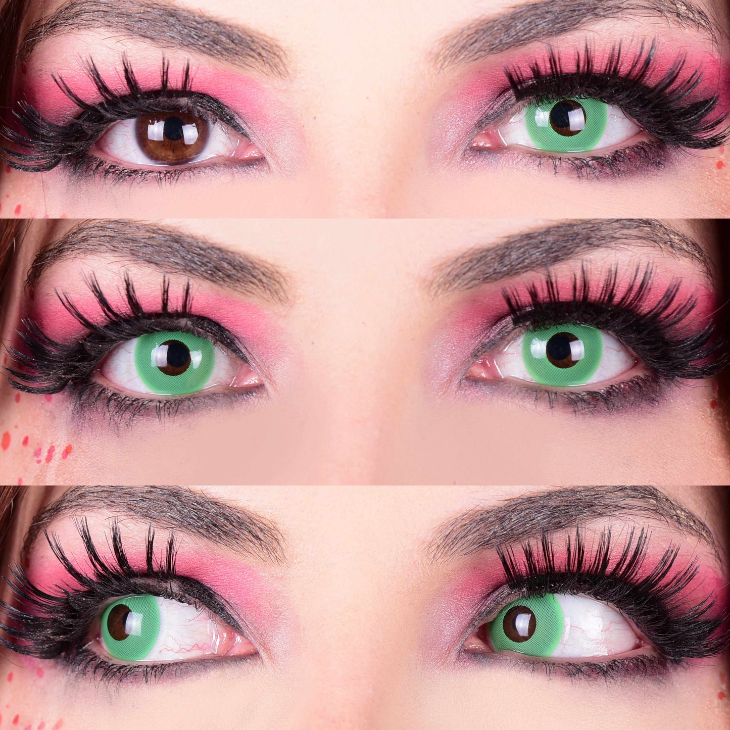 Green Hulk Contact Lenses 3eyes Mockup
